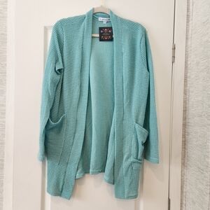 *Blakeley Designs Waffle Knit Cardigan One Size BNWT*